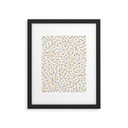 Festive Speckled Dot Pattern - Retro Rainbow Framed Art Print Gallery Image 6