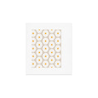 Minimal Botanical Pattern - Daisies Art Print Gallery Image 1