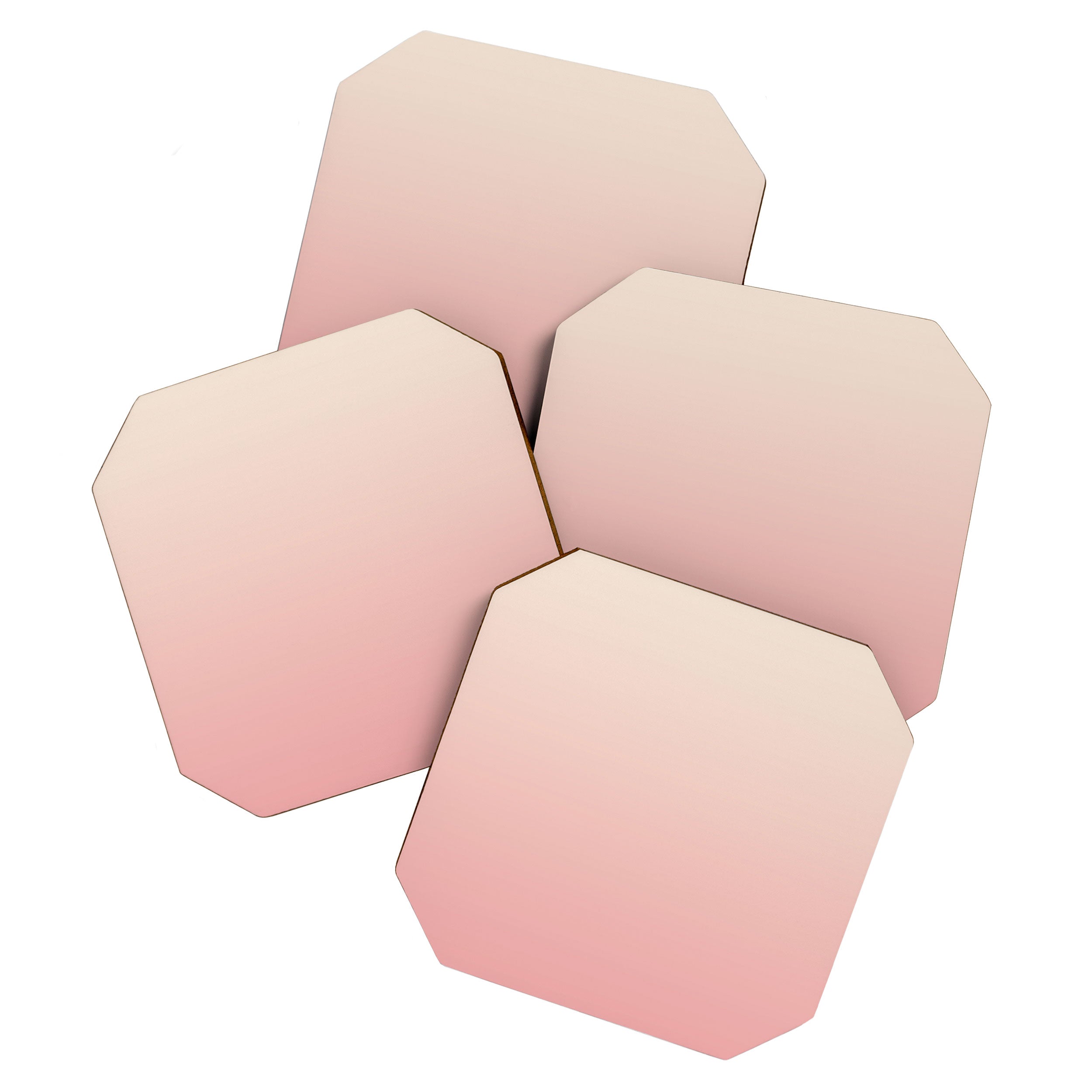 Pink Blush Ombre Coaster Gallery Image 1