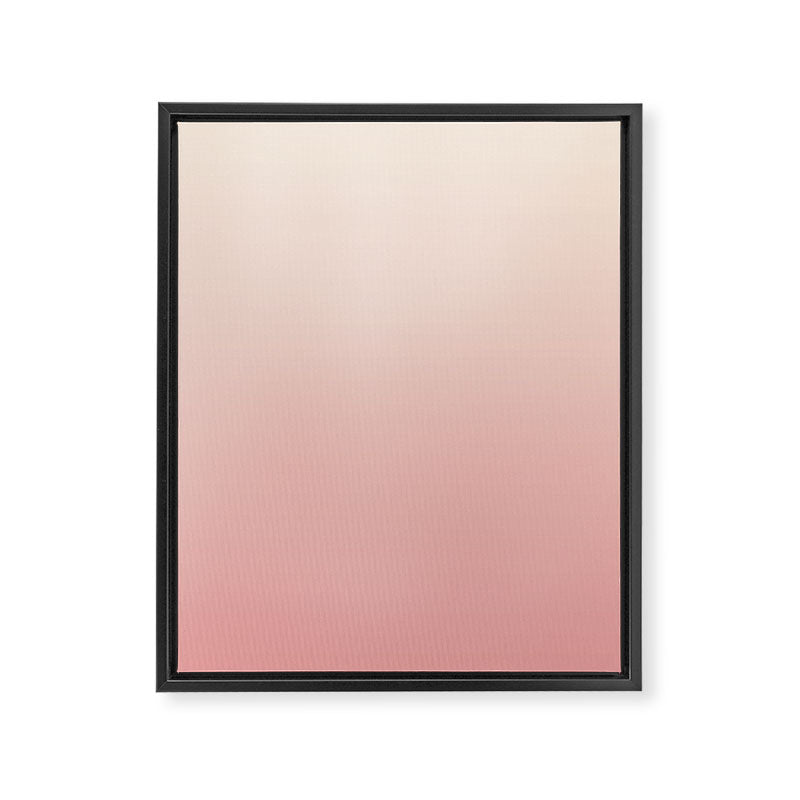 Pink Blush Ombre Framed Canvas Print Gallery Image 8