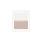 Retro Neutral Minimalist Stripes Art Print Gallery Image 1