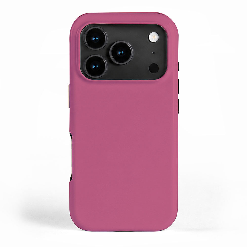 Rose Pink Solid Color iPhone Case Gallery Image 1