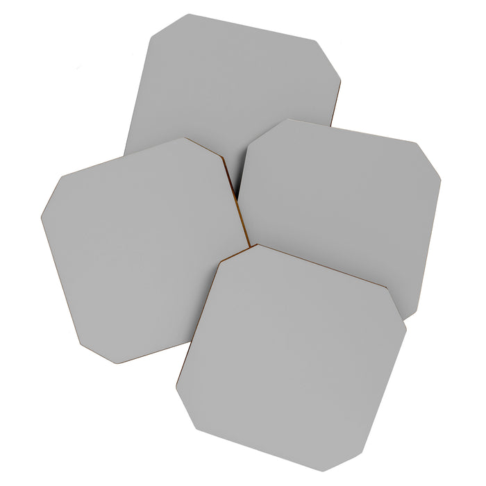 Smoke Grey Solid Color Coaster Gallery Image 1