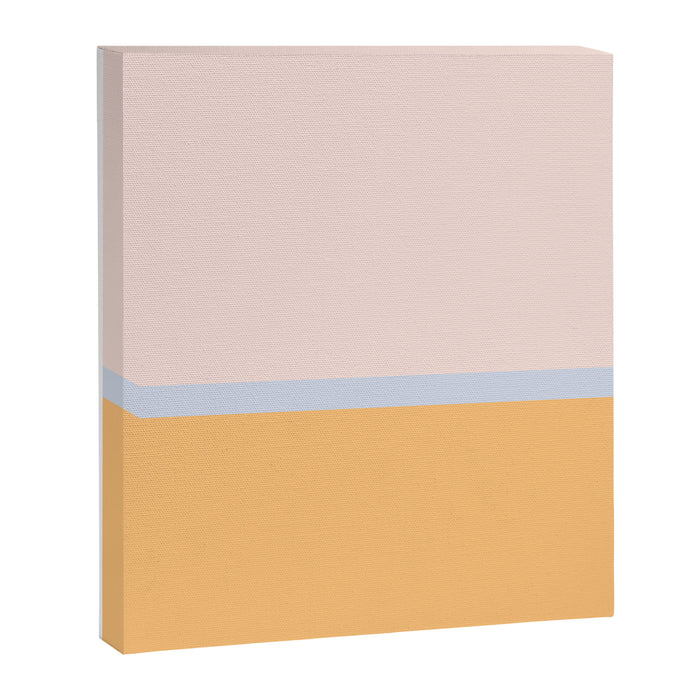 Neutral Summer Colour Block Canvas Print Gallery Image 1