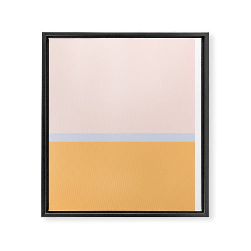 Neutral Summer Colour Block Framed Canvas Print Gallery Image 6