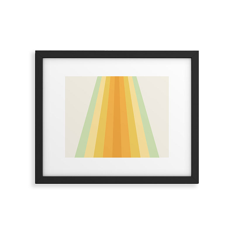 Tropical Palette Stripes Framed Art Print Gallery Image 5