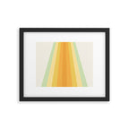 Tropical Palette Stripes Framed Art Print Gallery Image 5