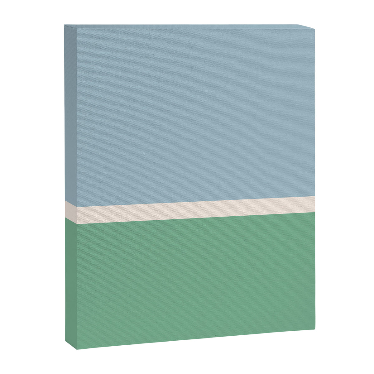 Juniper Color Block Blue and Green Canvas Print Gallery Image 8