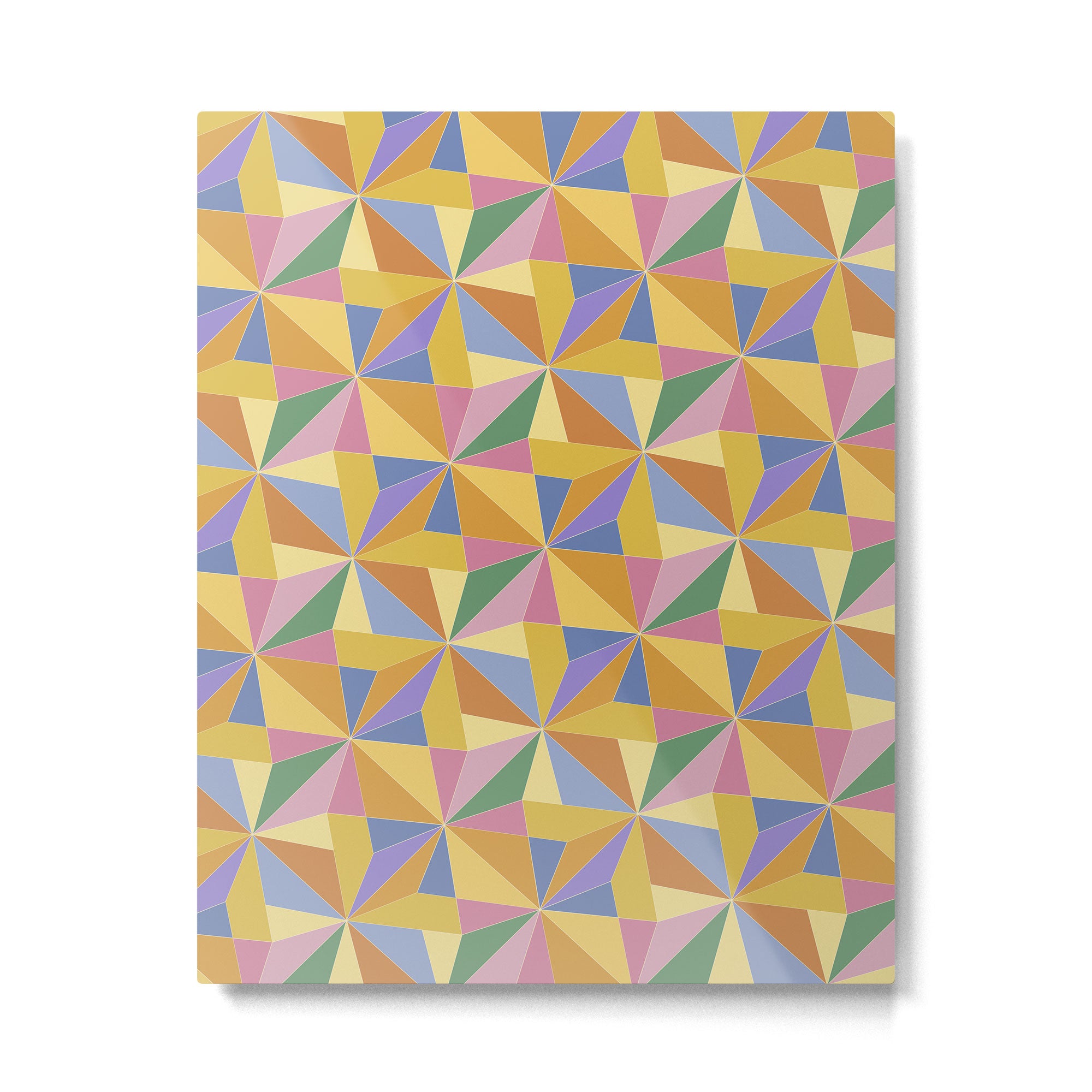 Kaleidoscope Tile Pattern IX Bright Colorful Summer Metal Print Gallery Image 6
