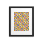 Kaleidoscope Tile Pattern IX Bright Colorful Summer Framed Art Print Gallery Image 6