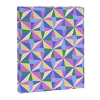 Kaleidoscope Tile Pattern VII Colorful Bright 90s Canvas Print Gallery Image 8