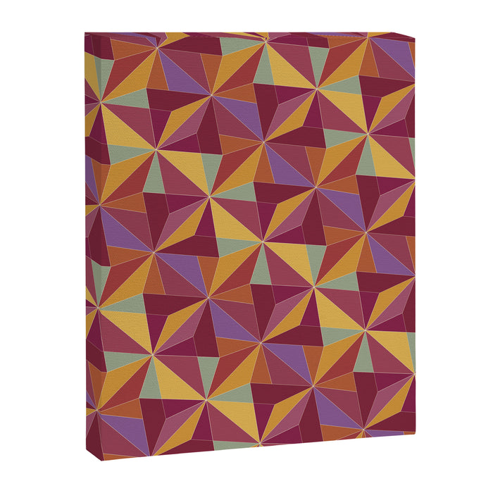 Kaleidoscope Tile Pattern X Vibrant Tropical Canvas Print Gallery Image 1