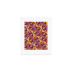 Kaleidoscope Tile Pattern X Vibrant Tropical Art Print Gallery Image 1