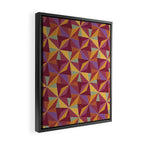 Kaleidoscope Tile Pattern X Vibrant Tropical Framed Canvas Print Gallery Image 2