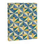 Kaleidoscope Tile Pattern XV Bold Colorful Summer Canvas Print Gallery Image 8