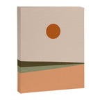Landscape Minimalism Sun / Moon III Canvas Print Gallery Image 8