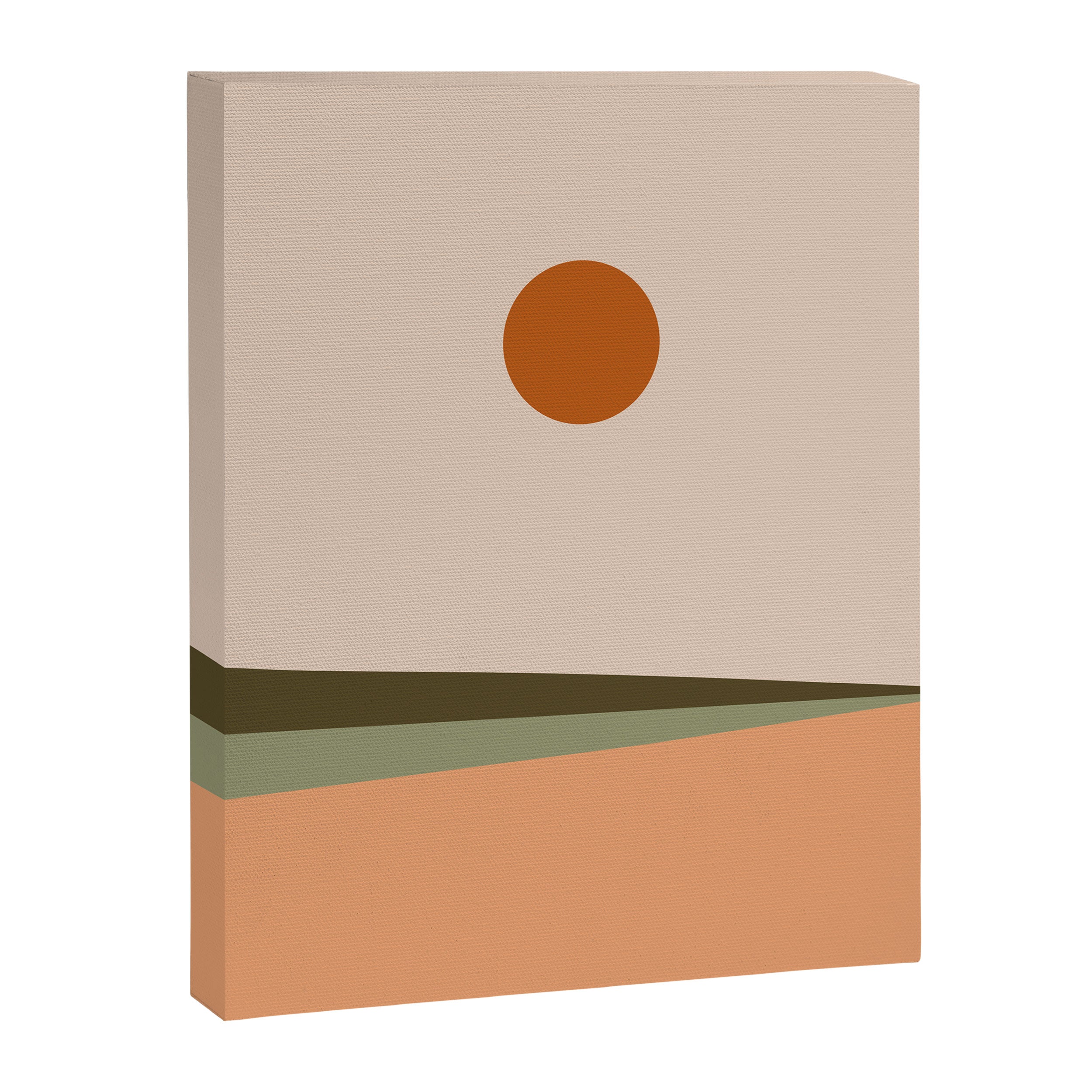 Landscape Minimalism Sun / Moon III Canvas Print Gallery Image 8