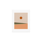 Landscape Minimalism Sun / Moon III Art Print Gallery Image 1