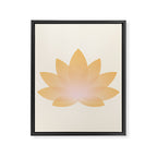 Lotus Flower Minimalism I Framed Canvas Print Gallery Image 8
