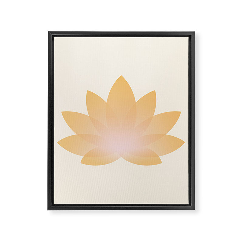 Lotus Flower Minimalism I Framed Canvas Print Gallery Image 8