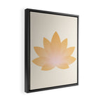 Lotus Flower Minimalism I Framed Canvas Print Gallery Image 2