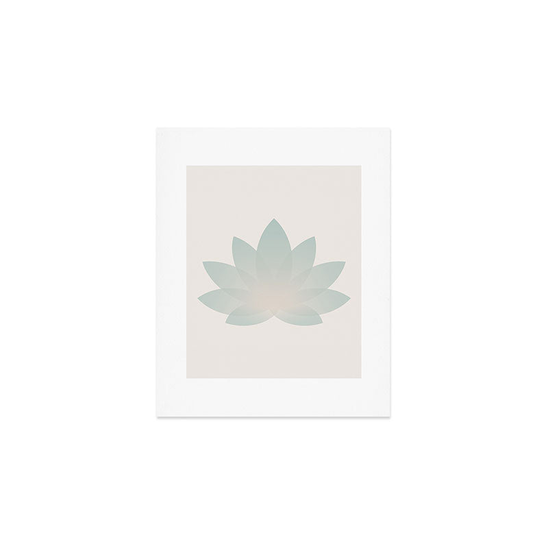 Lotus Flower Minimalism VI Art Print Gallery Image 1