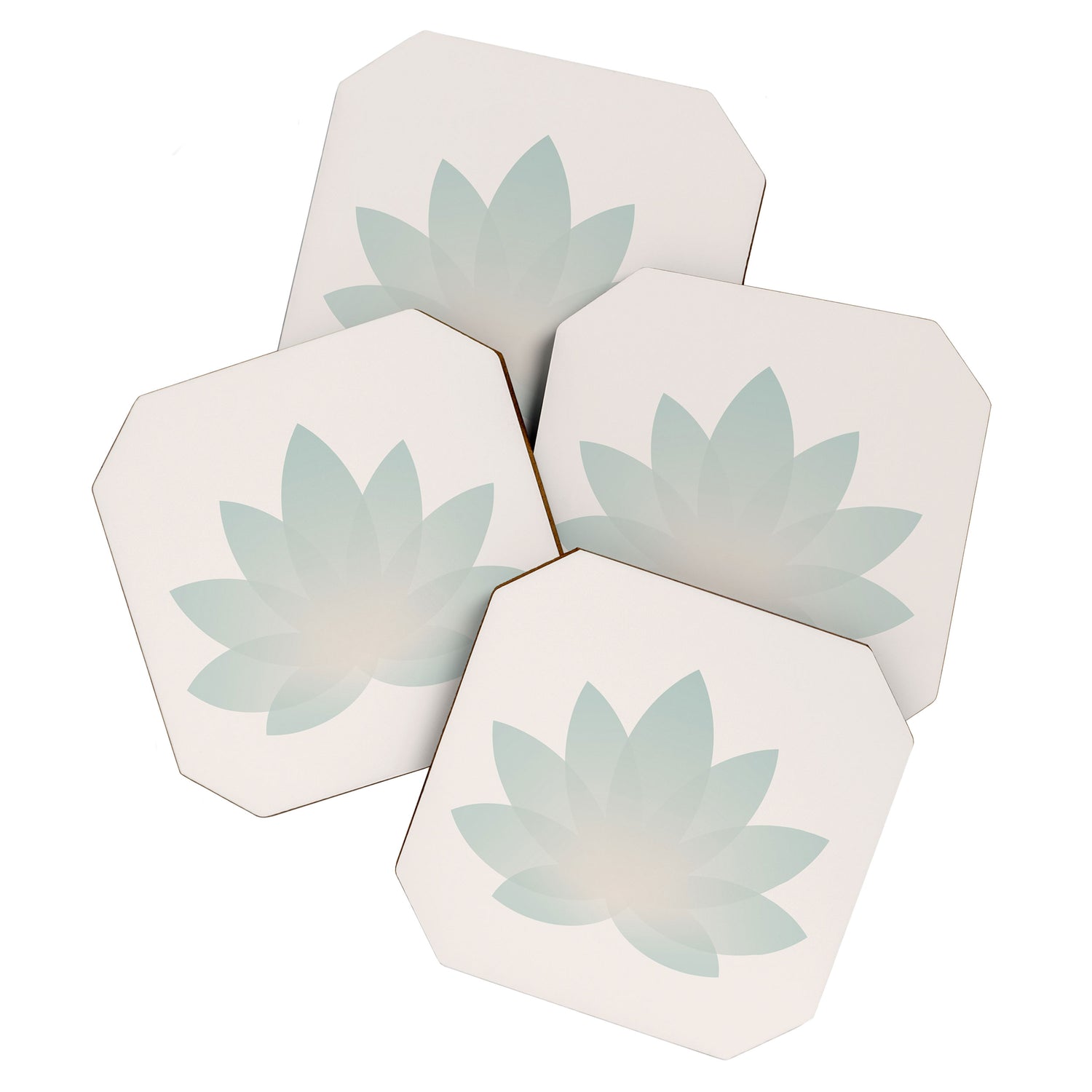 Lotus Flower Minimalism VI Coaster Gallery Image 1