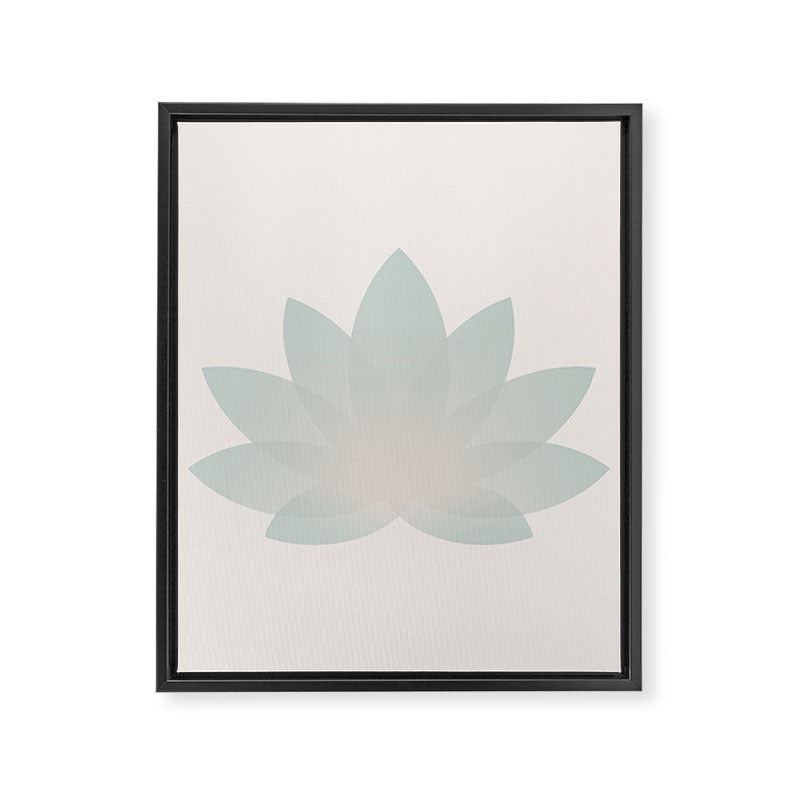 Lotus Flower Minimalism VI Framed Canvas Print Gallery Image 8