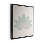 Lotus Flower Minimalism VI Framed Canvas Print Gallery Image 2