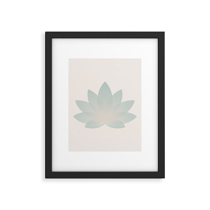Lotus Flower Minimalism VI Framed Art Print Gallery Image 6