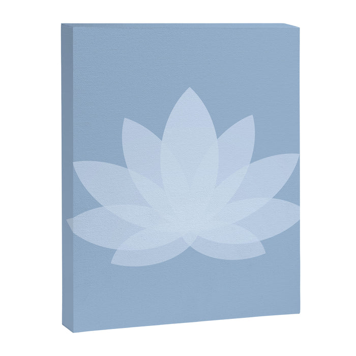 Lotus Flower Minimalism X Canvas Print Gallery Image 1