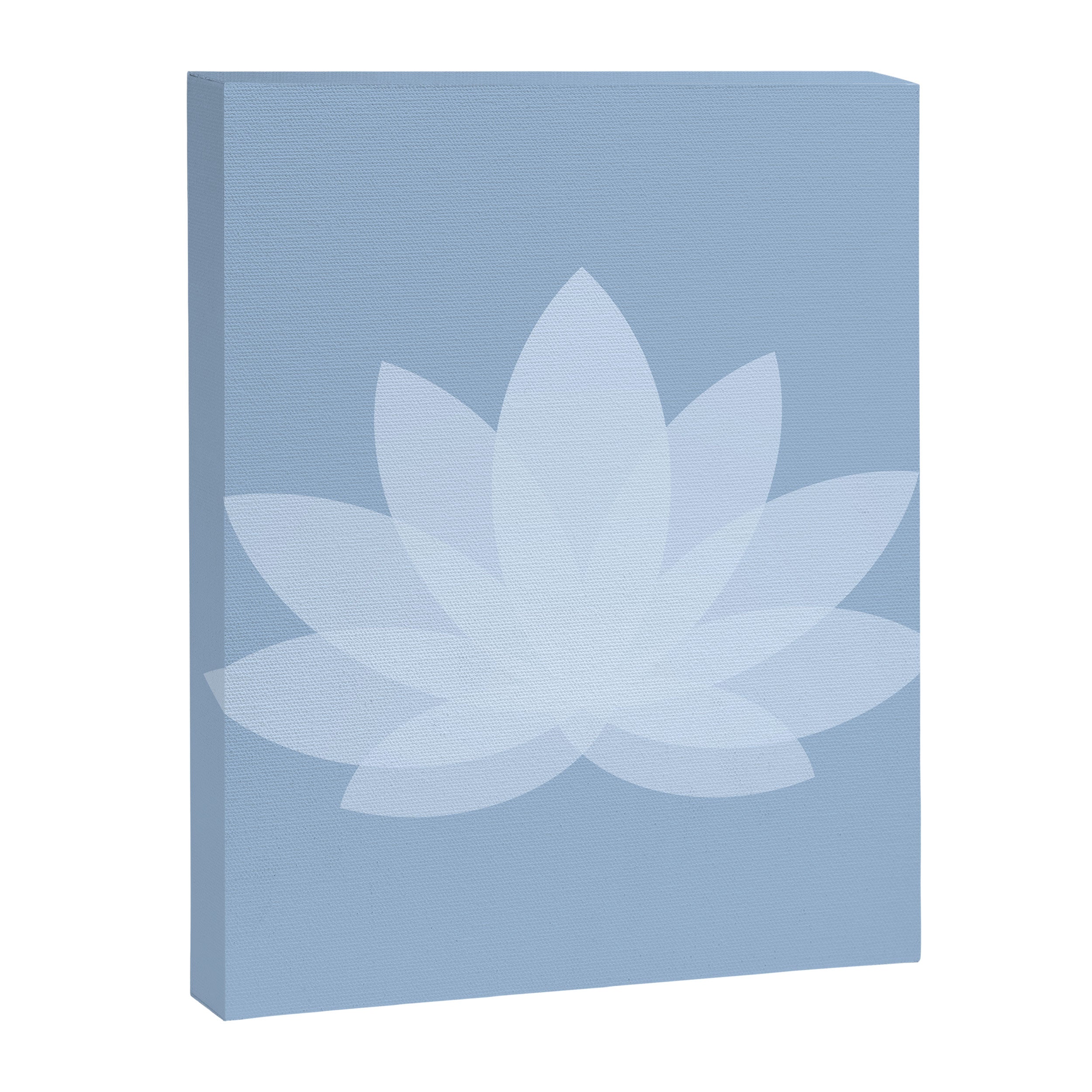 Lotus Flower Minimalism X Canvas Print Gallery Image 8