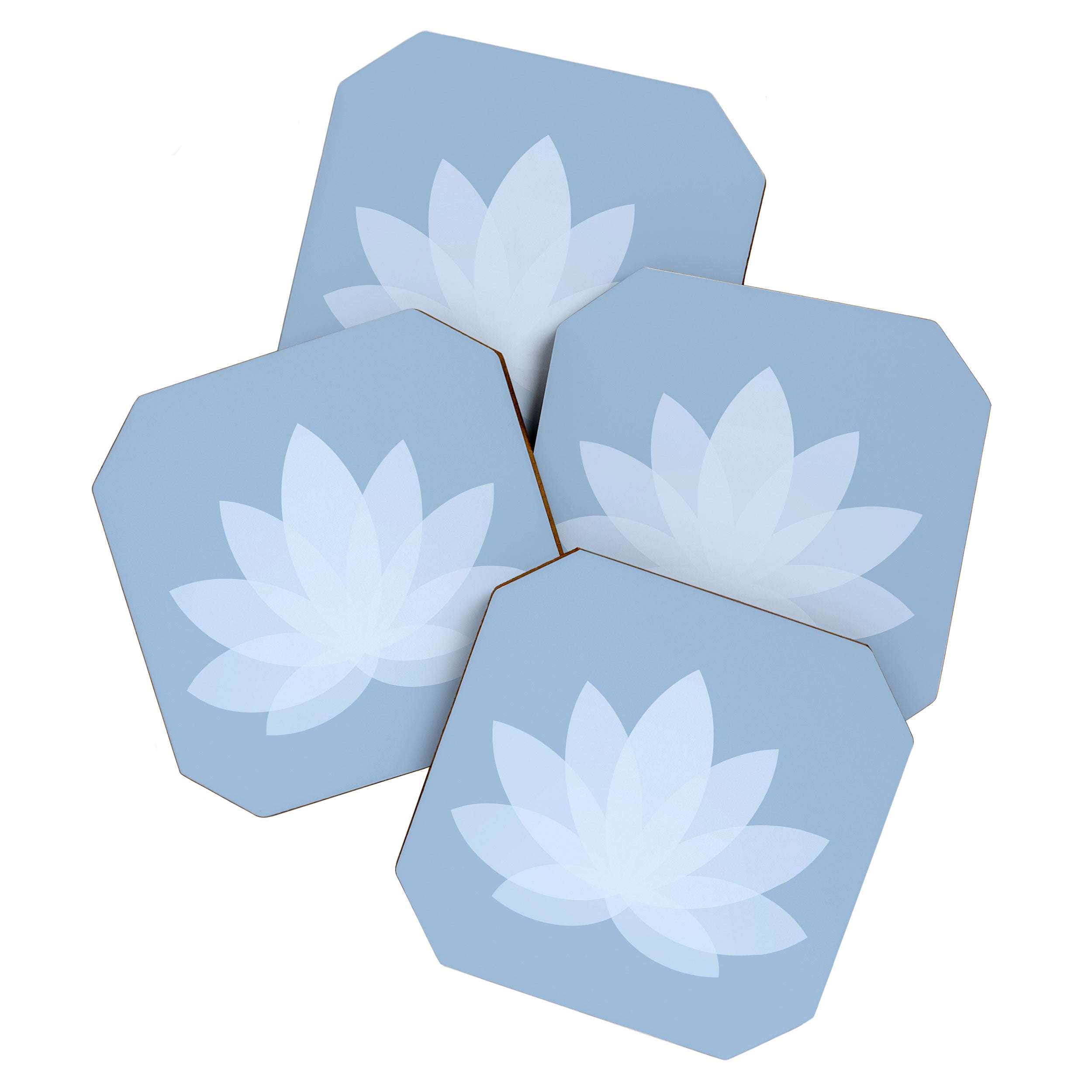 Lotus Flower Minimalism X Coaster Gallery Image 1