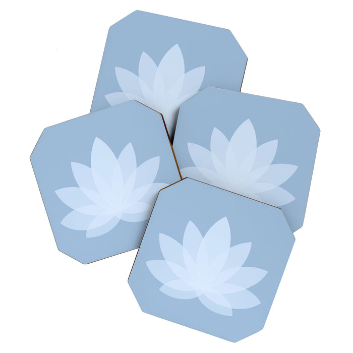 Lotus Flower Minimalism X Coaster Gallery Image 1