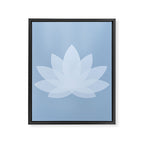 Lotus Flower Minimalism X Framed Canvas Print Gallery Image 8