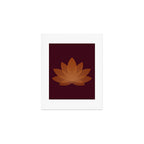 Lotus Flower Minimalism XII Art Print Gallery Image 1