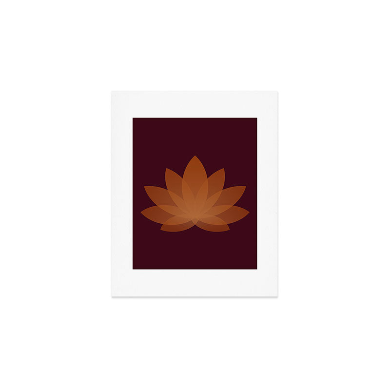 Lotus Flower Minimalism XII Art Print Gallery Image 1