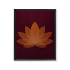 Lotus Flower Minimalism XII Framed Canvas Print Gallery Image 8