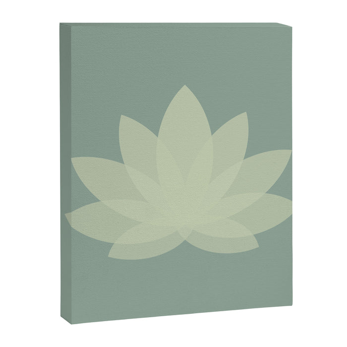 Lotus Flower Minimalism XIV Canvas Print Gallery Image 1