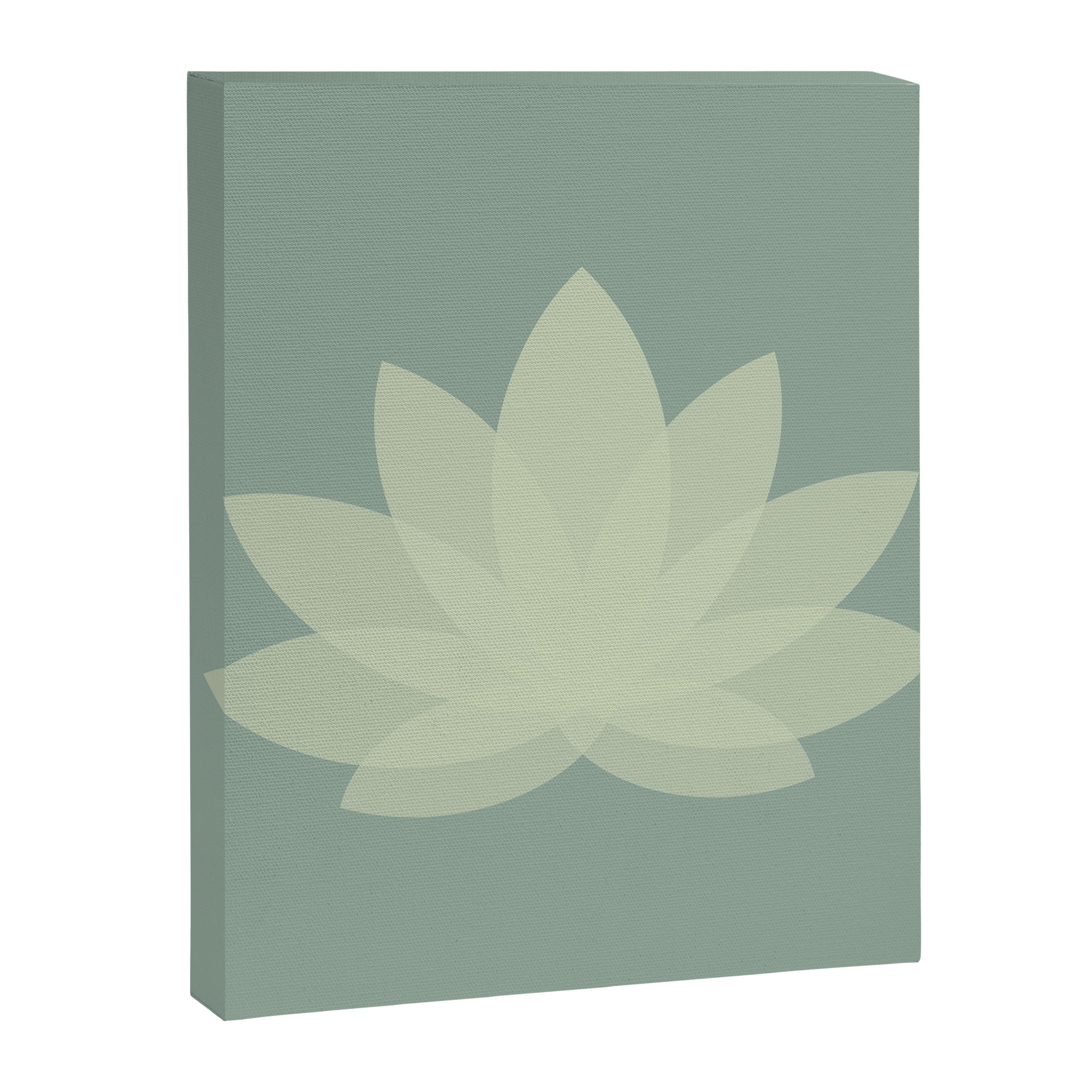 Lotus Flower Minimalism XIV Canvas Print Gallery Image 8