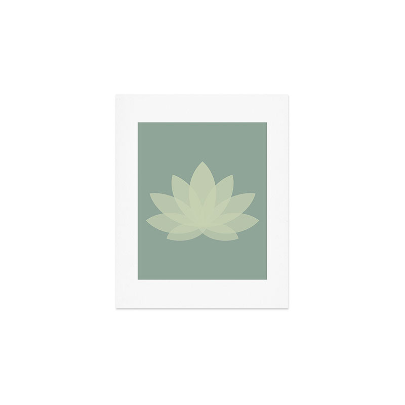 Lotus Flower Minimalism XIV Art Print Gallery Image 1