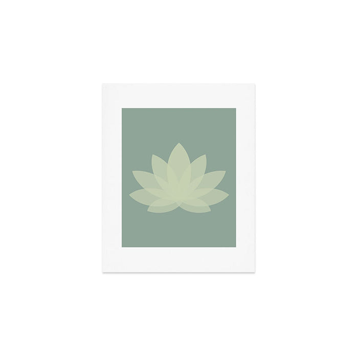 Lotus Flower Minimalism XIV Art Print Gallery Image 1