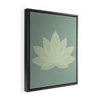 Lotus Flower Minimalism XIV Framed Canvas Print Gallery Image 2