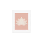 Lotus Flower Minimalism XVI Art Print Gallery Image 1