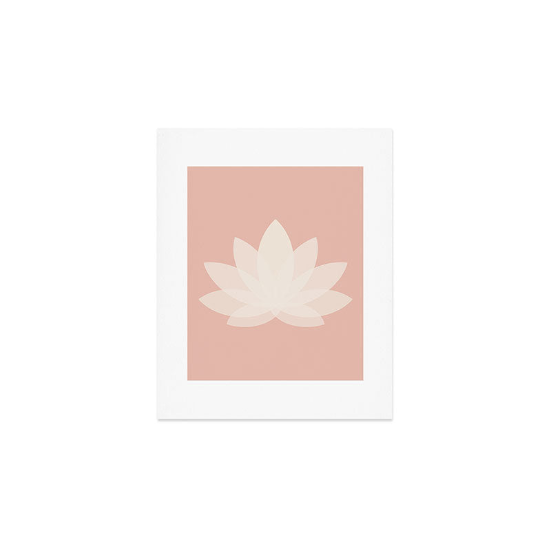 Lotus Flower Minimalism XVI Art Print Gallery Image 1