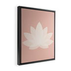 Lotus Flower Minimalism XVI Framed Canvas Print Gallery Image 2
