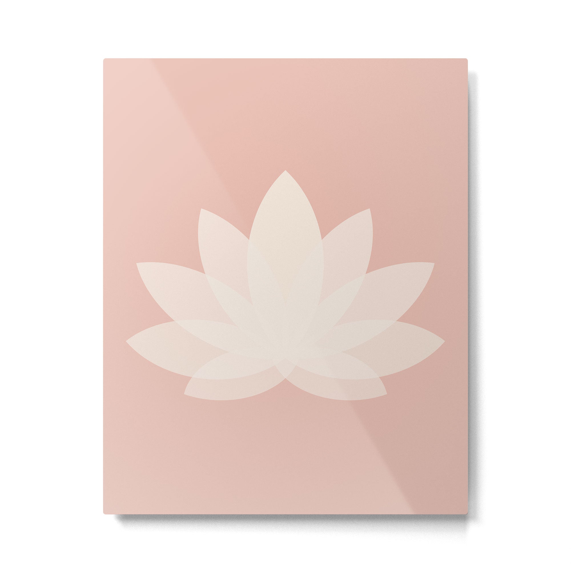 Lotus Flower Minimalism XVI Metal Print Gallery Image 6