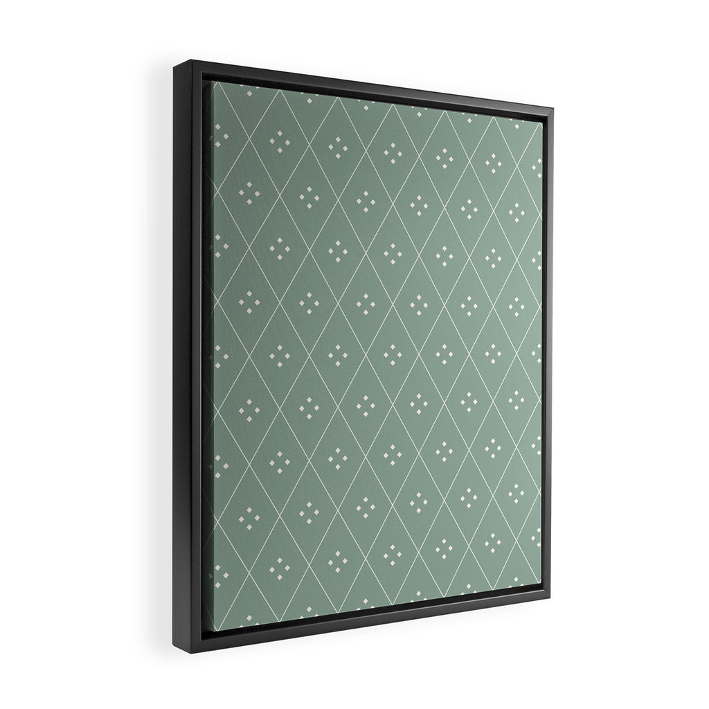 Mae Pattern XIX Framed Canvas Print Gallery Image 2
