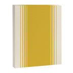 Marigold Yellow and Creme Lines Canvas Print Gallery Image 8