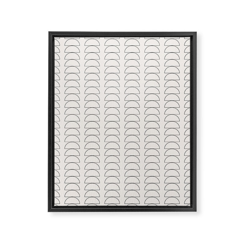 Maude Outline Pattern I Framed Canvas Print Gallery Image 8